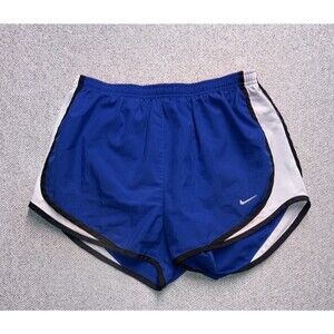 Nike Dri-FIT Women’s Tempo Running Shorts - Blue/White/Black - Size Small